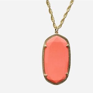Kendra Scott Reid Coral Pendant Necklace